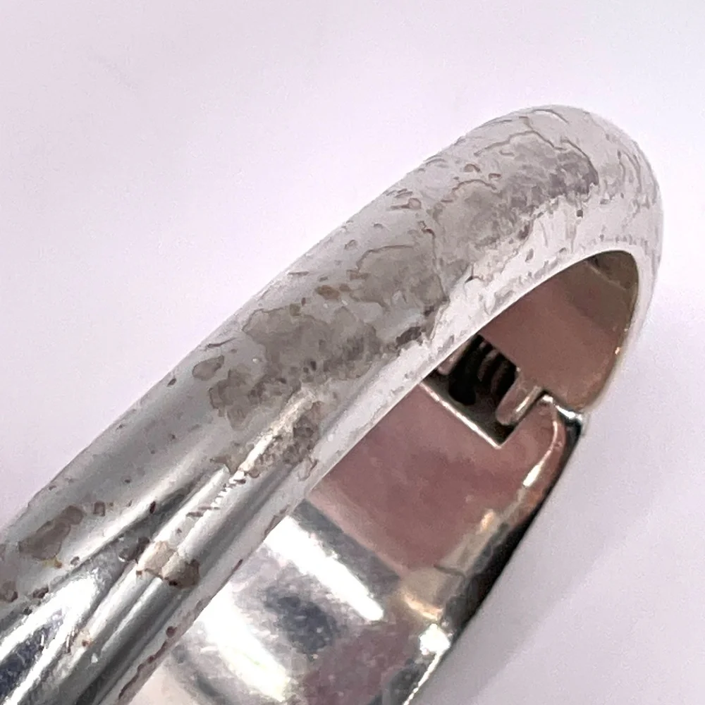 Brighton Kismet Silver Tone Cuff Clamper Bangle Bracelet